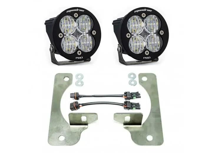 Baja Designs - Jeep JL/JT Squadron - R Pro Fog Pocket Light Kit (Clear - Wide Cornering) | 2020 - 2022 Jeep Gladiator, 2018 - 2022 Jeep Wrangler JL