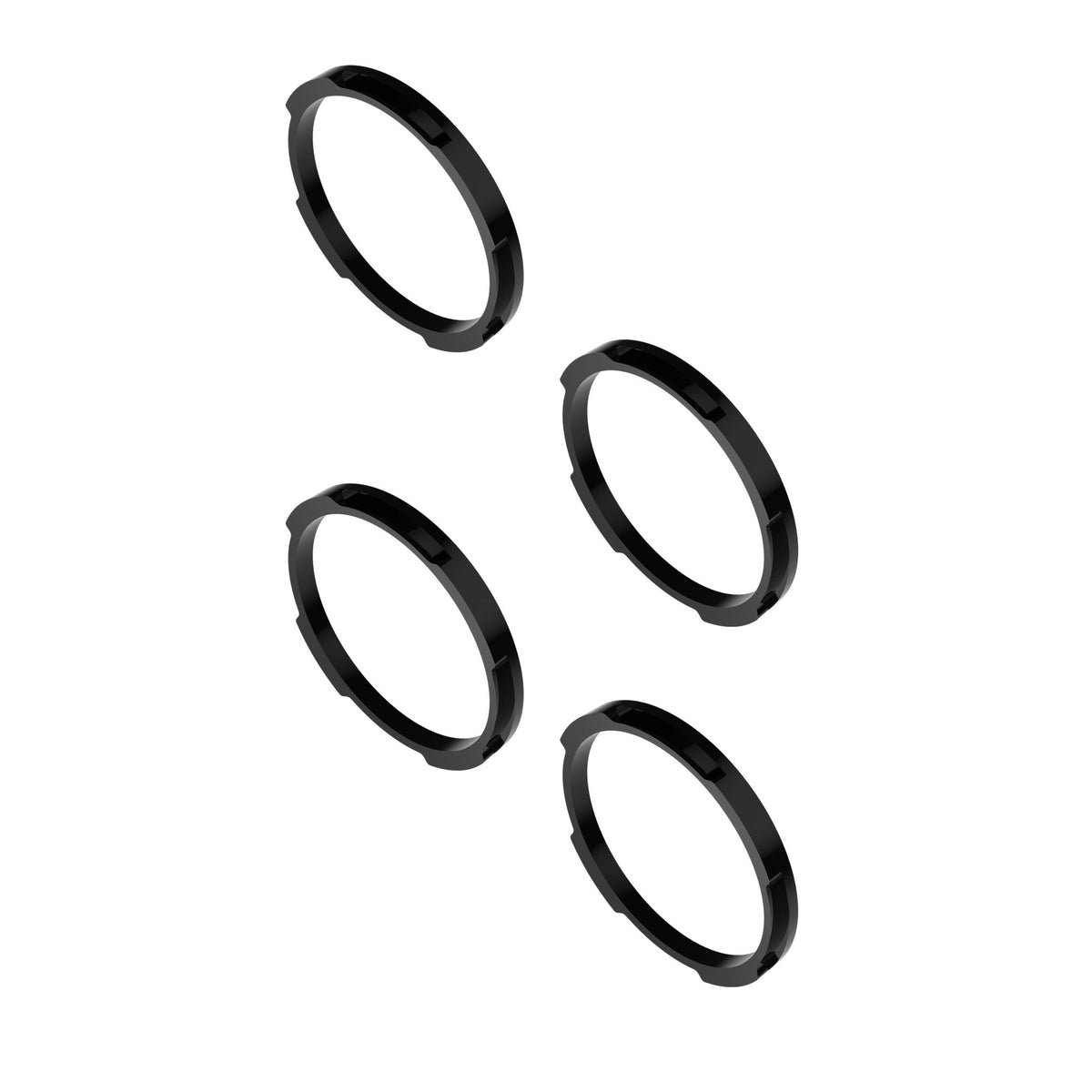 KC HiLiTES - KC Bezel Ring KC FLEX ERA BAR Black 4PC