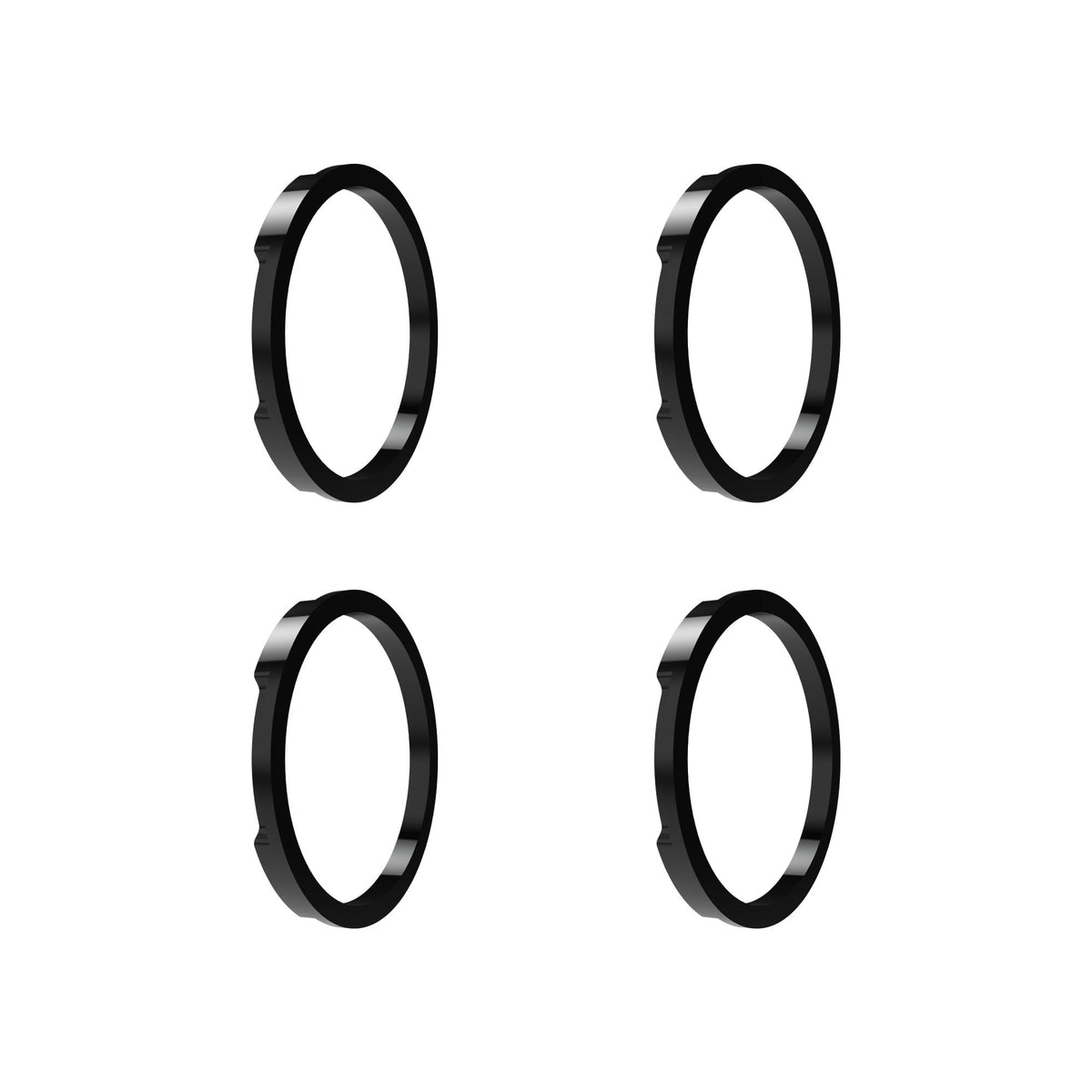 KC HiLiTES - KC Bezel Ring KC FLEX ERA BAR Black 4PC