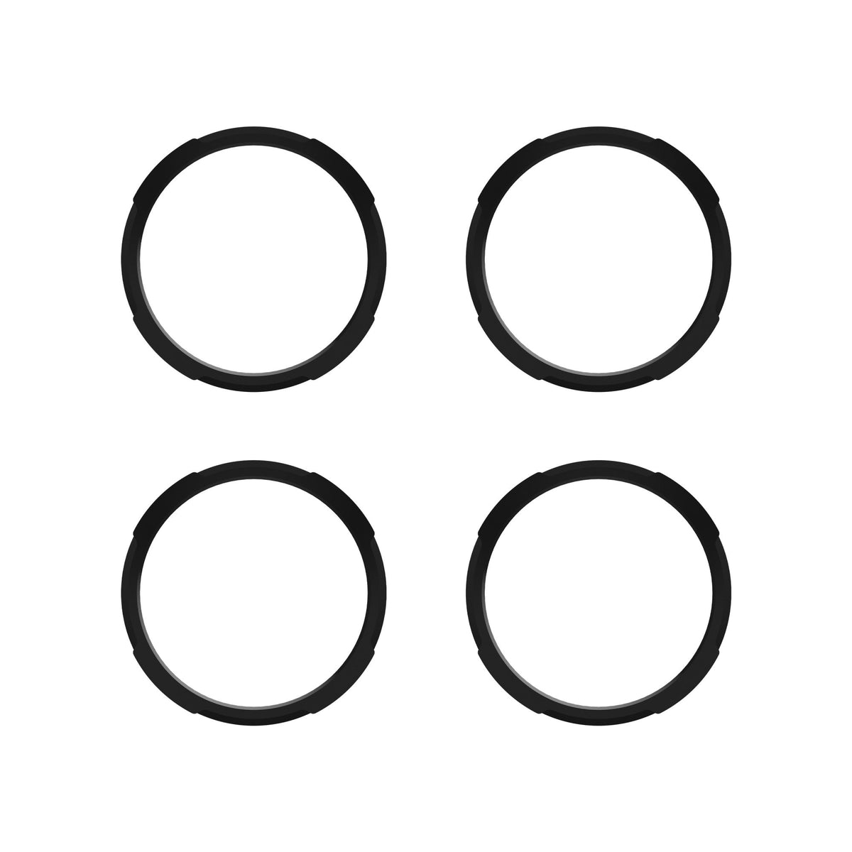 KC HiLiTES - KC Bezel Ring KC FLEX ERA BAR Black 4PC