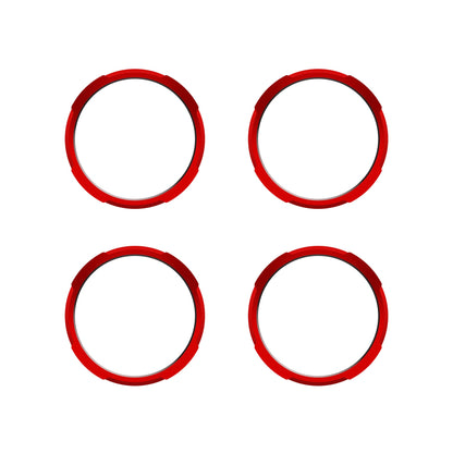 KC HiLiTES -KC Bezel Ring KC FLEX ERA BAR Red 4PC