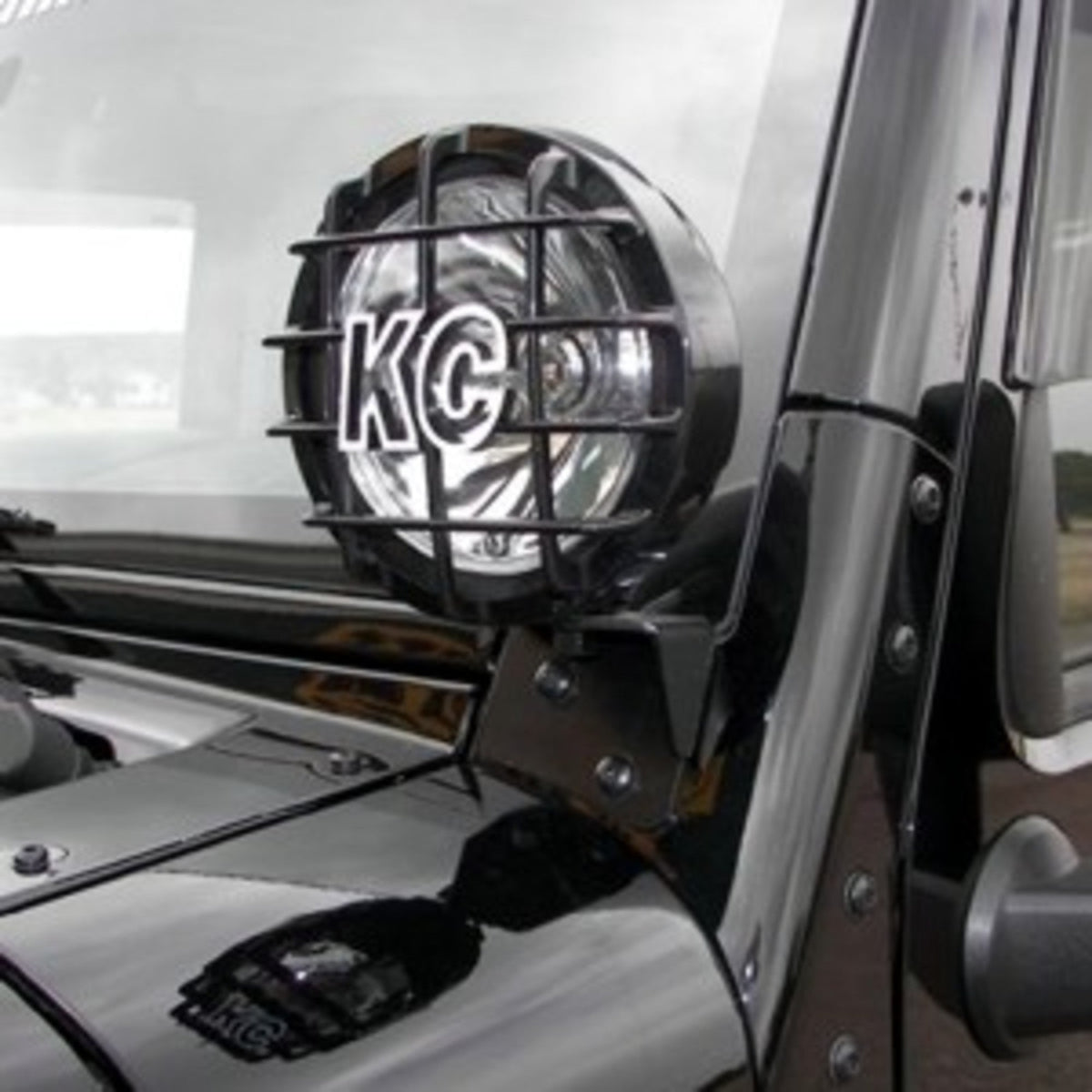 KC HiLiTES - KC Bracket Mount Set Pillar 2007 - 2018 Jeep Wrangler JK