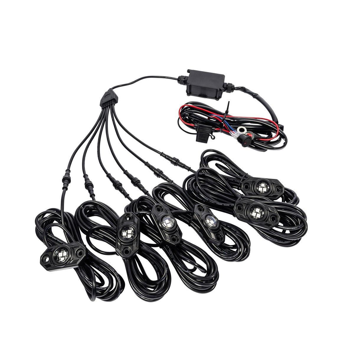 KC HiLiTES - KC C - Series RGB LED Multi - Use Flood 6 - Light System Universal