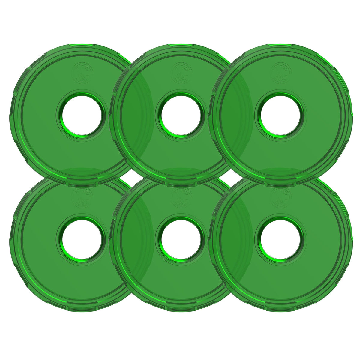 KC HiLiTES - KC Cyclone 2.0 LED - Replacement Lens - Green - 6 - PK
