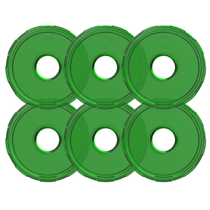 KC HiLiTES - KC Cyclone 2.0 LED - Replacement Lens - Green - 6 - PK