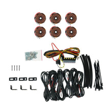 KC HiLiTES - KC Cyclone V2 LED Rock Light - 6 - Light System - Amber - 5W Flood Beam
