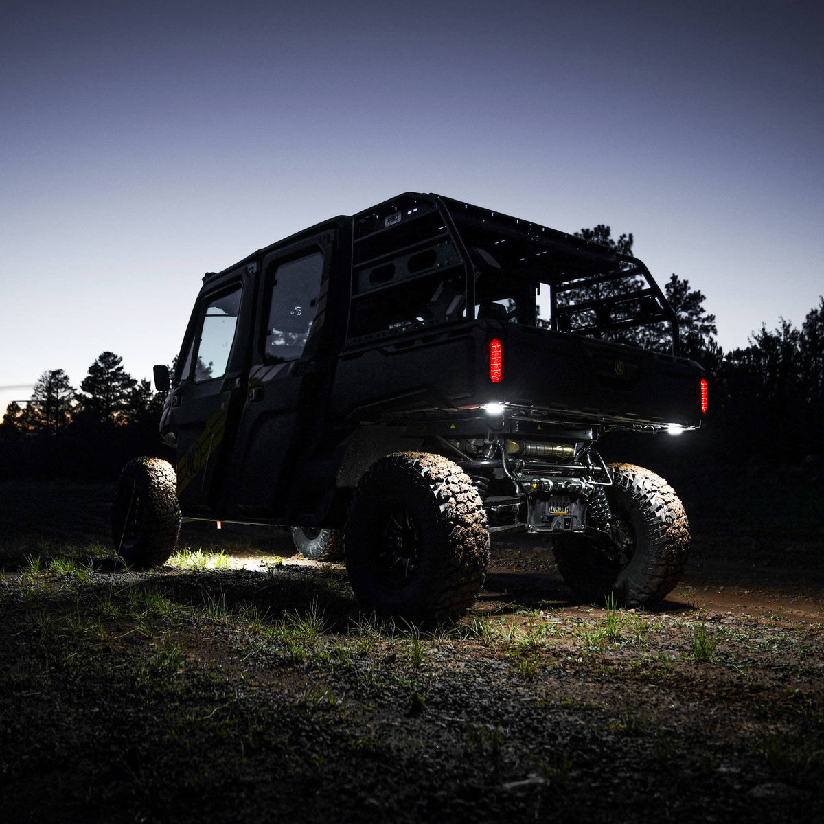 KC HiLiTES - KC Cyclone V2 LED Rock Light - 6 - Light System - Clear - 5W Flood Beam