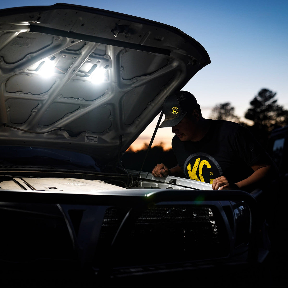 KC HiLiTES - KC Cyclone V2 LED Under Hood 2 - Light System Universal