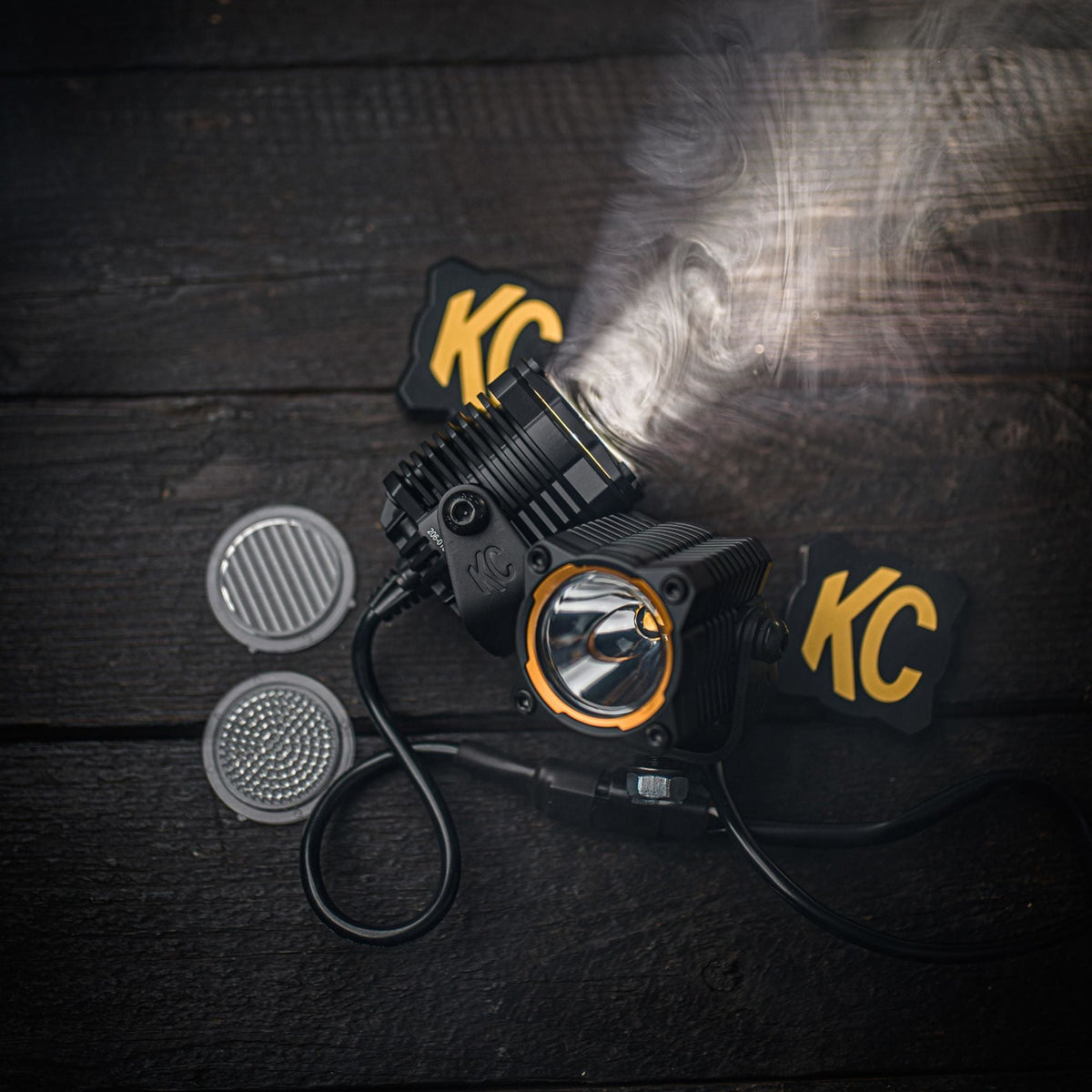 KC HiLiTES - KC FLEX ERA 1 LED 2 - Light Master Kit with Spread Beam Pattern