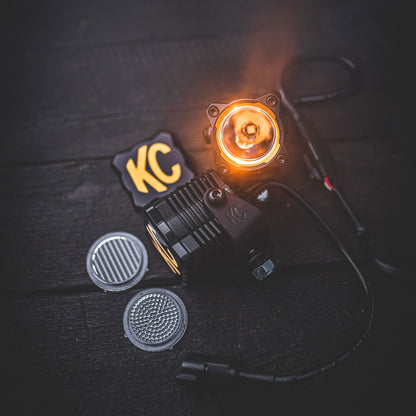 KC HiLiTES - KC FLEX ERA 1 LED 2 - Light Master Kit with Spread Beam Pattern