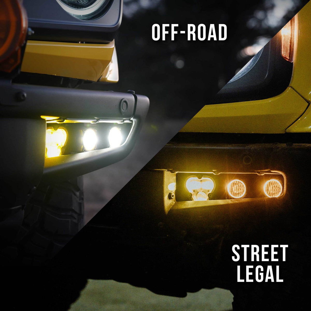 KC HiLiTES - KC FLEX ERA LED Fog Pocket System 2021+ Ford Bronco