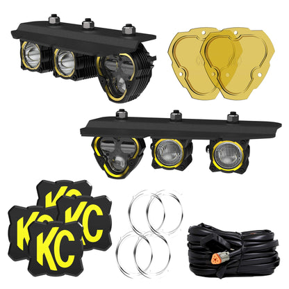 KC HiLiTES - KC FLEX ERA LED Fog Pocket System 2021+ Ford Bronco