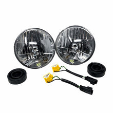 KC HiLiTES - KC Headlight H4 Halogen 7in Dot 2 - Light 2007 - 2018 Jeep Wrangler JK