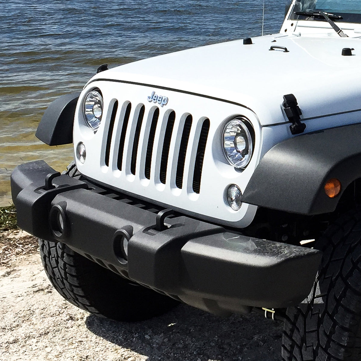 KC HiLiTES - KC Headlights Gravity LED 7in 2 - Light 2007 - 2018 Jeep Wrangler JK