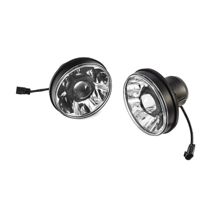 KC HiLiTES - KC Headlights Gravity LED 7in 2 - Light 2007 - 2018 Jeep Wrangler JK