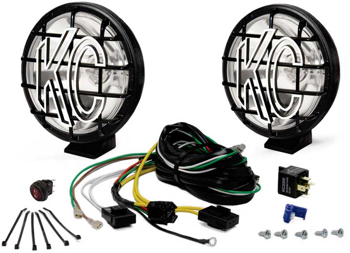 KC Hilites - KC Hilites APOLLO PRO; 6" SPOT POLY 100W (PR) - Ultimate Off - Road Lighting Solution