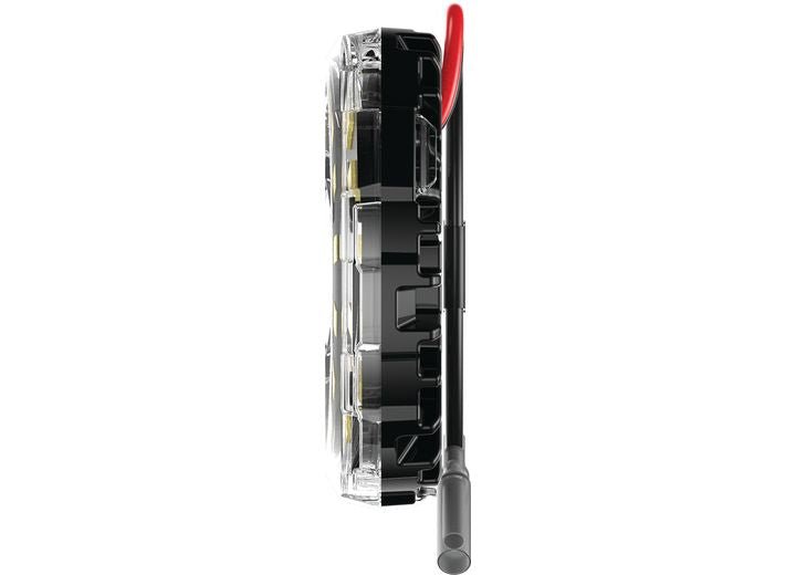 KC Hilites CYCLONE V2 LED Single Light with Clear Lens – 5W Flood Beam for Superior Off-Road Visibility