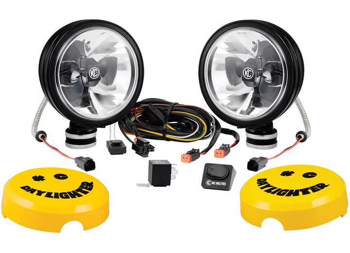 KC Hilites GRAVITY LED Daylighter 20W Spot Lights (Pair) - Premium Off-Road Illumination Solution