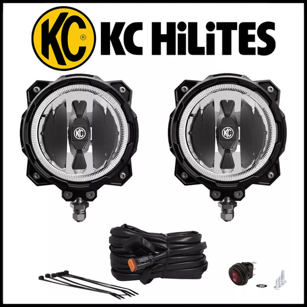 KC Hilites - KC Hilites KC HiLiTES Gravity® Pro6 LED Single Pair Pack System - High - Performance Off - Road Lighting - Ultimate Off - Road Lighting Solution