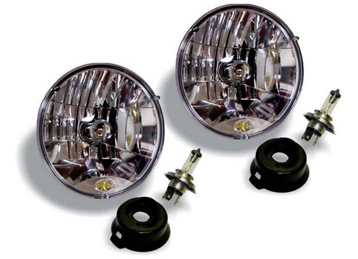 KC Hilites Premium Headlight Upgrade Kit - Complete Pair for Driver & Passenger Side - Advanced Off-Road Illumination Solution
