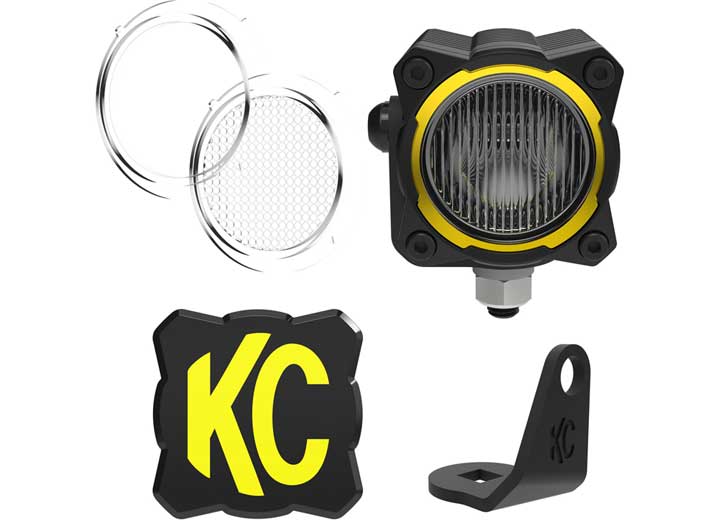 KC Hilites - KC Hilites Single Light Master Kit in Black - Complete Lighting Solution with Dimmer and Remote Control - Ultimate Off - Road Lighting Solution