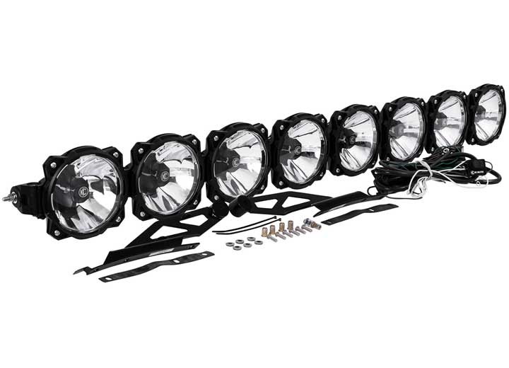 KC Hilites 50-Inch Pro6 Gravity 8-Light LED Light Bar System for Toyota Tacoma (2005-2023) - Advanced Off-Road Illumination Solution