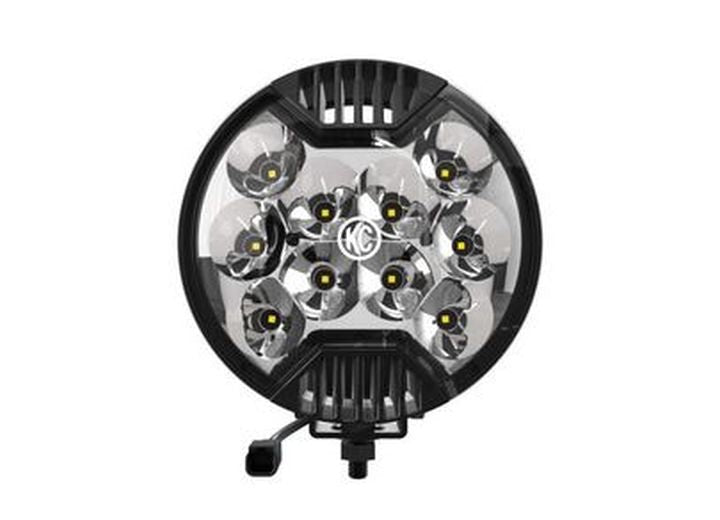 KC Hilites 6-Inch Slimlite Black LED Spot Beam Light - The Ultimate Off-Road Illumination Tool