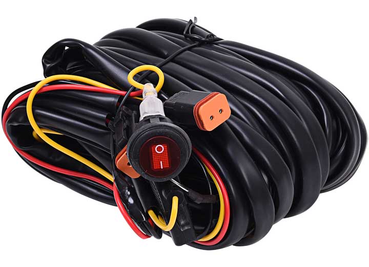 KC Hilites 110W Max 2-Pin Wiring Harness with Switch - Premium Off-Road Light System