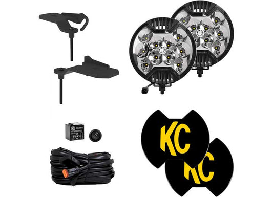 KC Hilites WRANGLER 392 Mojave LED Ditch Lights - Ultimate Off-Road Illumination System!