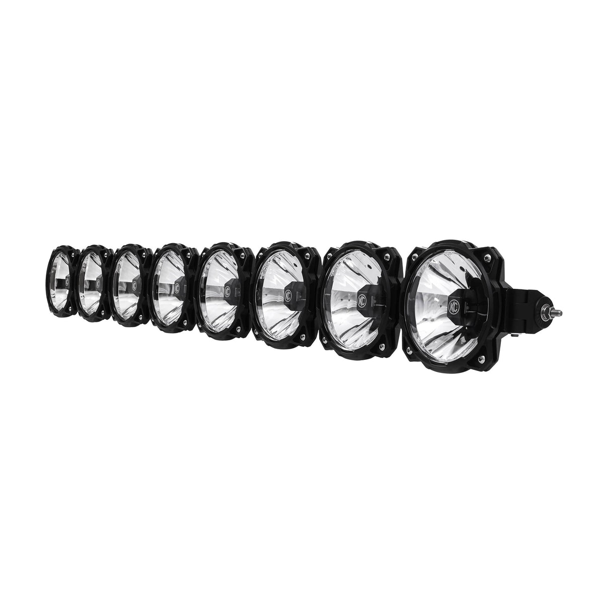KC HiLiTES - KC Pro6 Gravity LED 50in 8 - Light Combo System 2005 - 2024 Toyota Tacoma