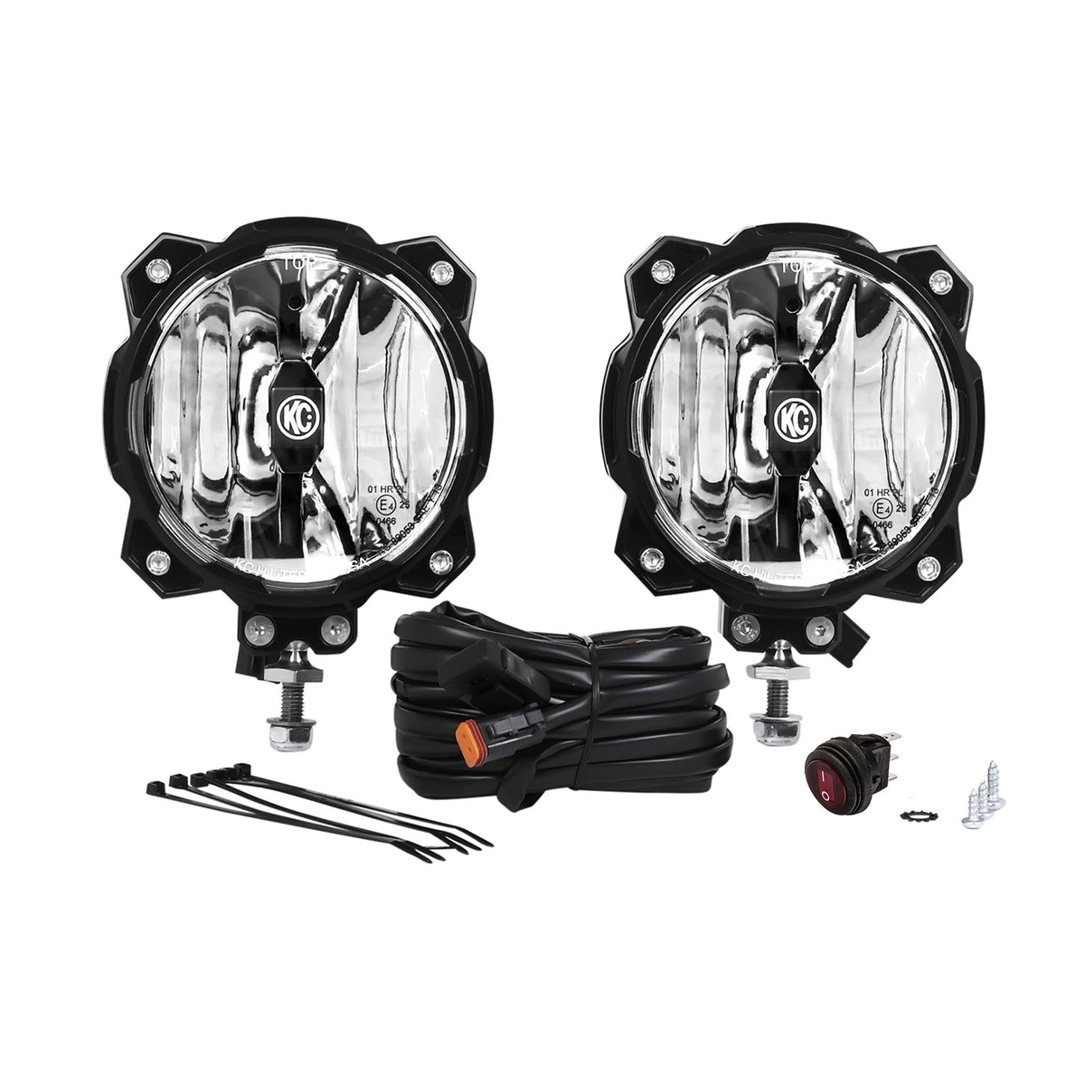 KC HiLiTES - KC Pro6 Gravity LED 6in Infinity Ring Driving 2 - Light System Universal