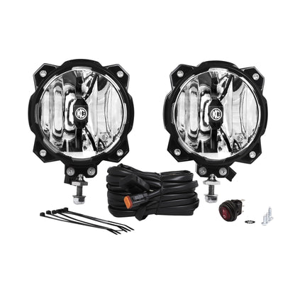 KC HiLiTES - KC Pro6 Gravity LED 6in Infinity Ring Driving 2 - Light System Universal