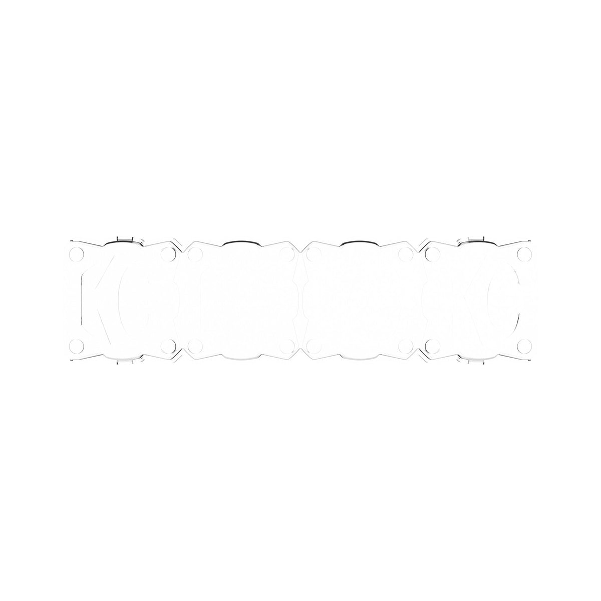 KC HiLiTES - KC Shield FLEX ERA LED Bar 10in Clear EA