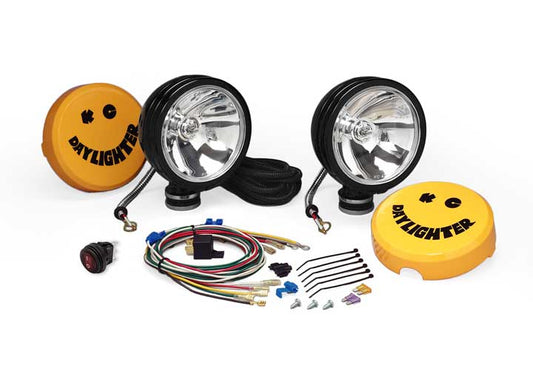 KC HiLiTES 238 Daylighter 6" Dual 100W Round Spot Beam Lights – Premium Long-Range Off-Road Illumination for Adventurers
