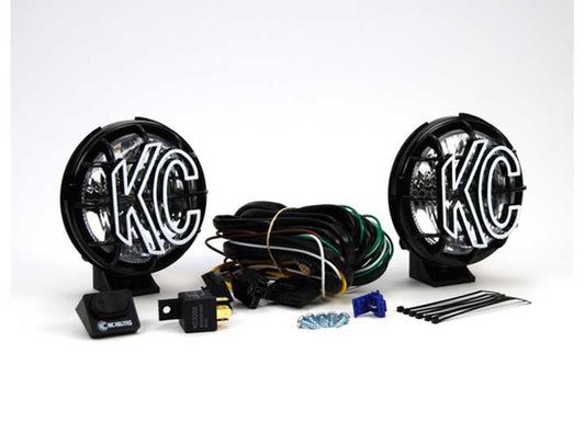 KC Hilites APOLLO PRO: 5IN ROUND 100W DRIVING LIGHTS - Ultimate Off-Road Illumination Solution