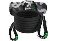 Ultimate Kinetic Recovery Rope 1.25" x 30ft - Heavy-Duty Black