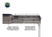 Overland Vehicle Systems / Up Down Air - KOMODO OUTDOOR COOKING STATION - DUAL GRILL, SKILLET, FOLDABLE WORKSPACE, AND HEAT EFFICIENT ROCKET TOWER