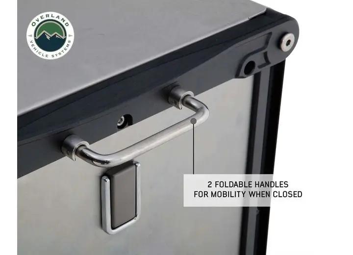 Overland Vehicle Systems / Up Down Air - KOMODO OUTDOOR COOKING STATION - DUAL GRILL, SKILLET, FOLDABLE WORKSPACE, AND HEAT EFFICIENT ROCKET TOWER