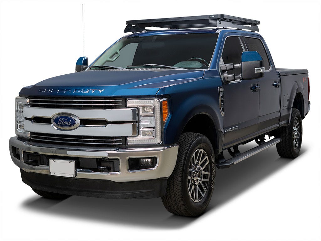 Ford F-250 Super Duty, Crew Cab (1999-2016) Slimline II Roof Rack Kit / Tall Front Runner