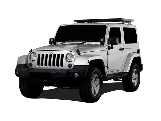 Jeep Wrangler JK 2 Door (2007-2018) Extreme Slimline II 1/2 Roof Rack Kit Front Runner