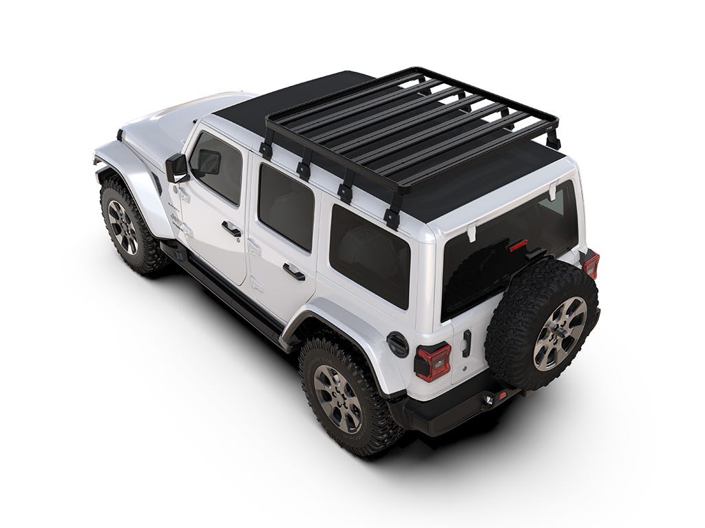 Jeep Wrangler JL 4 Door Sky One-Touch Extreme Slimline II Roof Rack Kit Front Runner