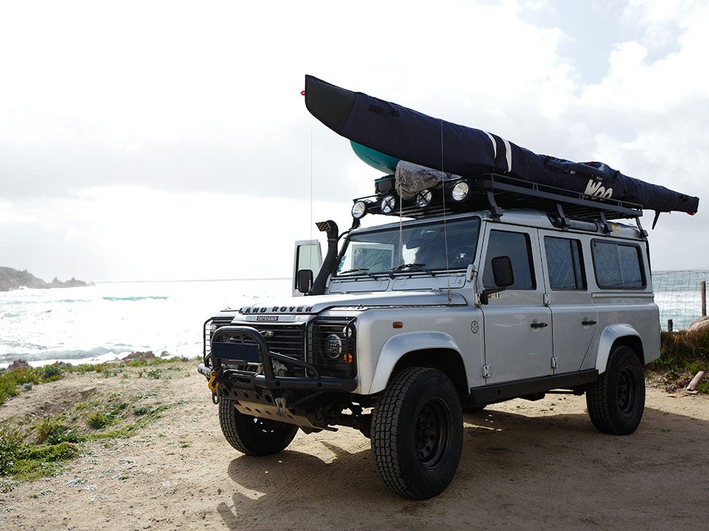 Land Rover Defender 110 (1983-2016) Slimline II Roof Rack Kit Front Runner