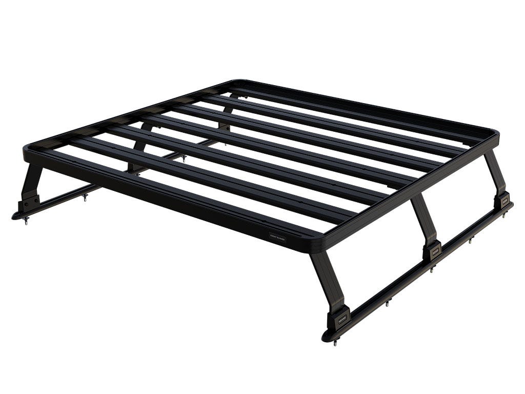 Pickup Truck Roll Top with No OEM Track Slimline II Load Bed Rack Kit / 1425(W) x 1358(L) / Tall Front Runner