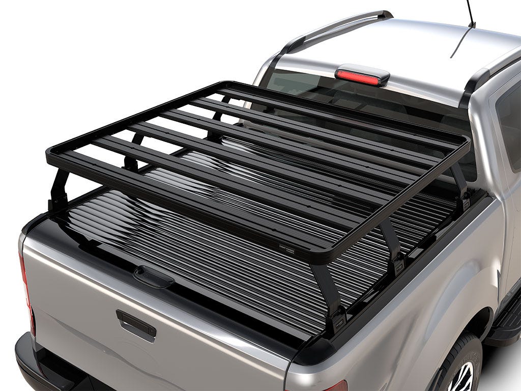 Pickup Truck Roll Top with No OEM Track Slimline II Load Bed Rack Kit / 1425(W) x 1358(L) / Tall Front Runner