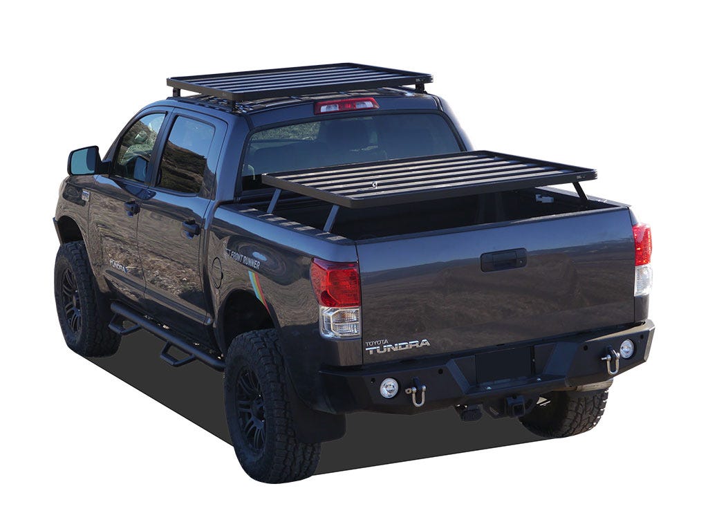 Toyota Tundra DC 4-Door Pickup Truck (2007-Current) Slimline II Load Bed Rack Kit Front Runner