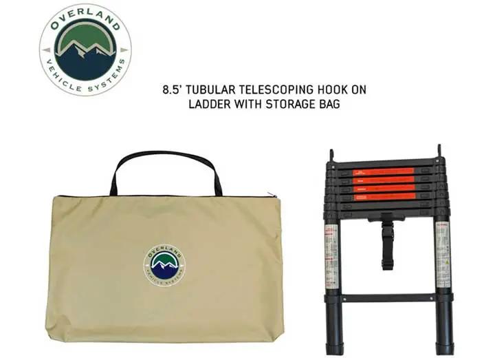 Overland Vehicle Systems / Up Down Air - LD TMON - TAN & GREEN 2 - PERSON CLAMSHELL ALUMINUM ROOF TOP TENT