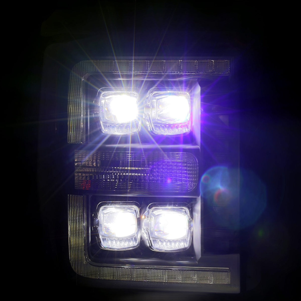 AlphaRex -LED Projector Headlights in Alpha- Black