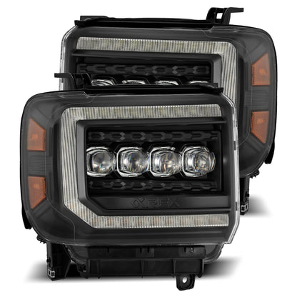 AlphaRex -LED Projector Headlights in Black