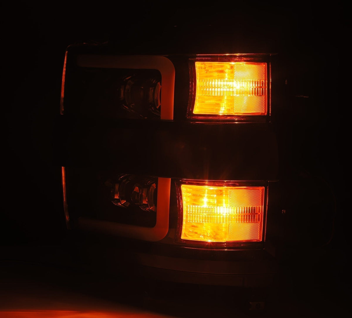 AlphaRex -LED Projector Headlights in Black