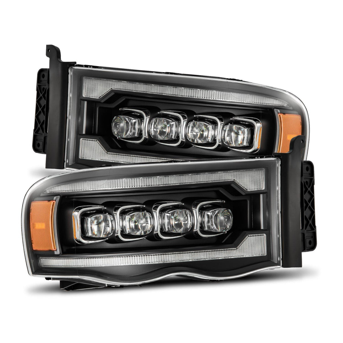 AlphaRex -LED Projector Headlights in Black